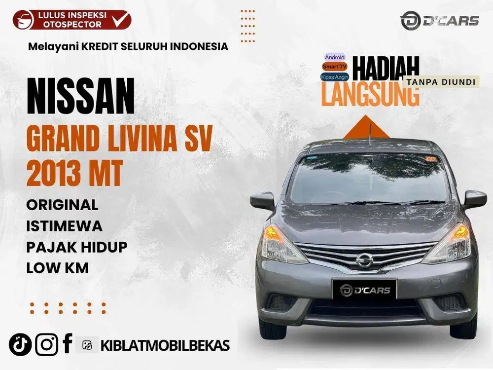 NISSAN GRAND LIVINA 2013 FACELIFT ORIGINAL ISTIMEWA
