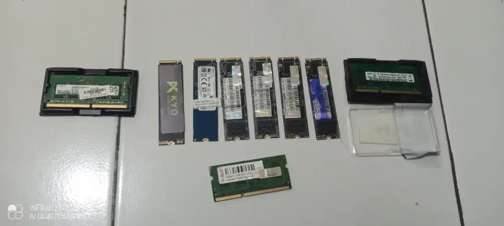 SSD NVME - M2 dan Memory