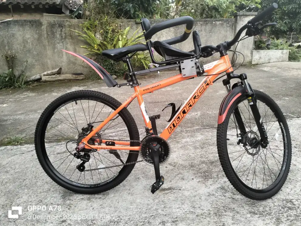 Jual Sepeda Poligogon Monarch V3 + Dudukan Bayi
