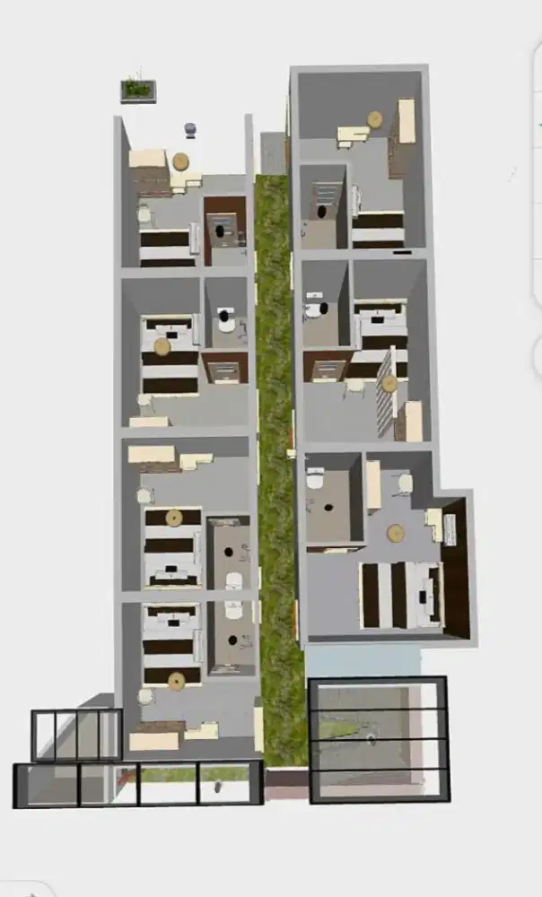 Kost 1/2 jadi di braga pusat kota