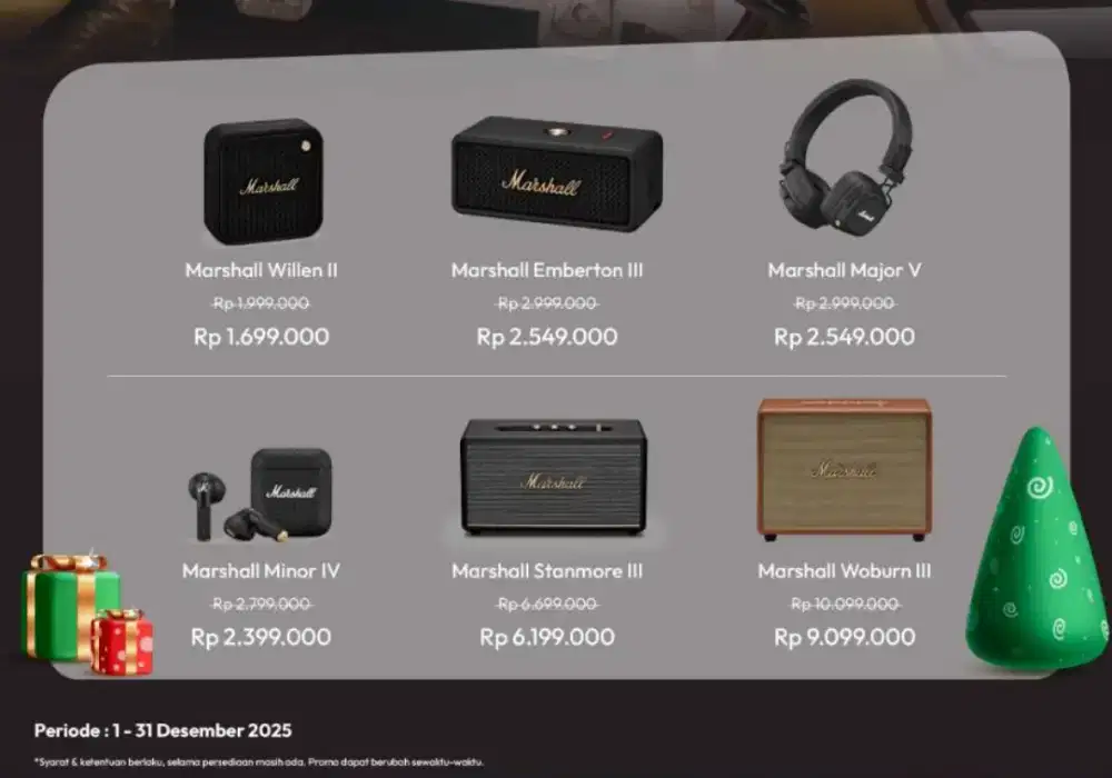 Marshall Emerton 3 New Credit