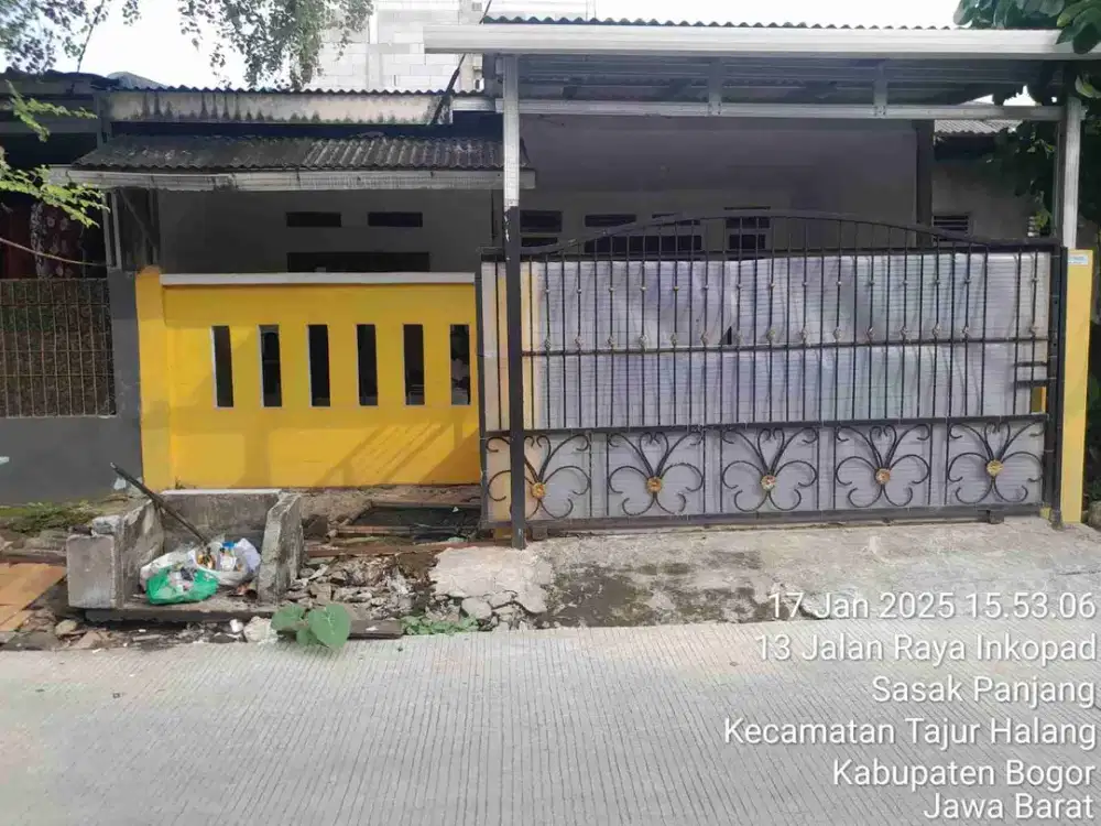 dijual rumah sangat murah akses mobil inkopad tajurhalang