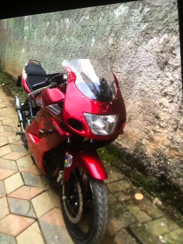 Djual Ninja RR old 2010 asli merah