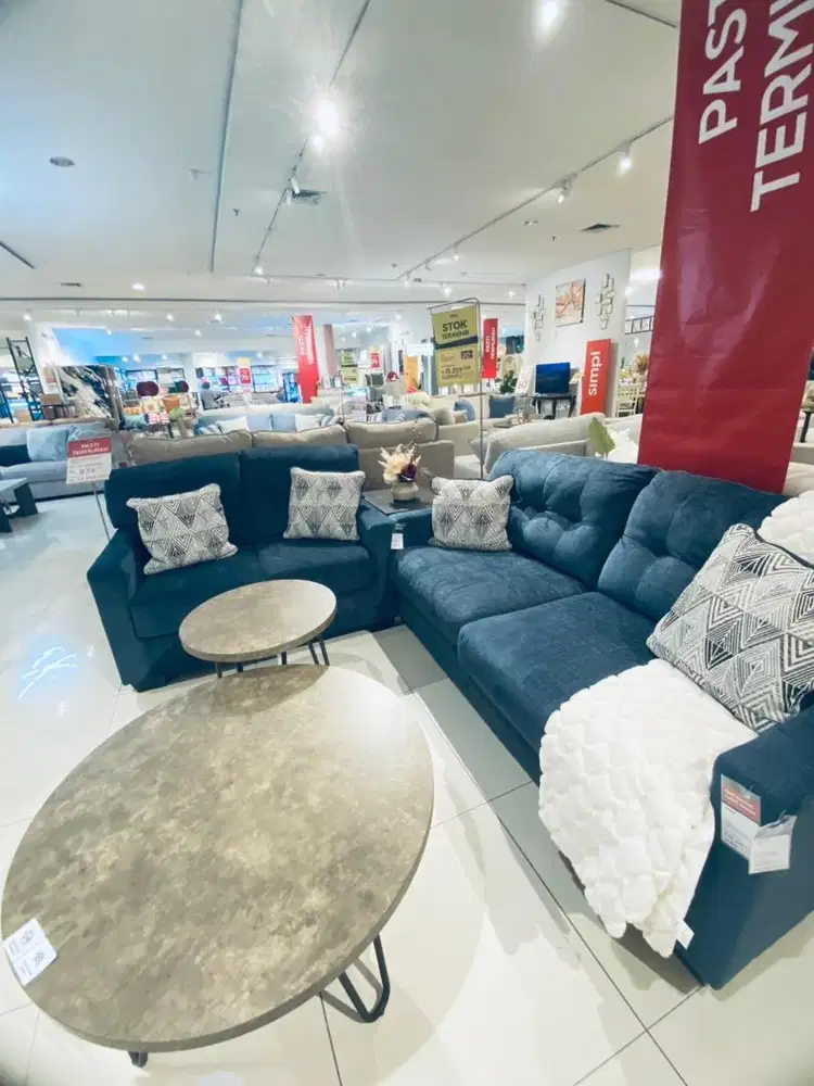 MAHONEY 2 NAVY SOFA CICILAN HOME CREDIT