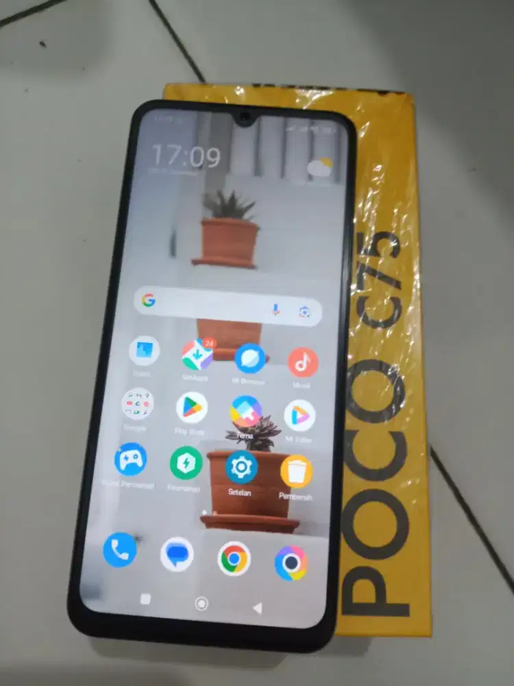 Jual hp Poco c75 fulset no minus ram 8/256