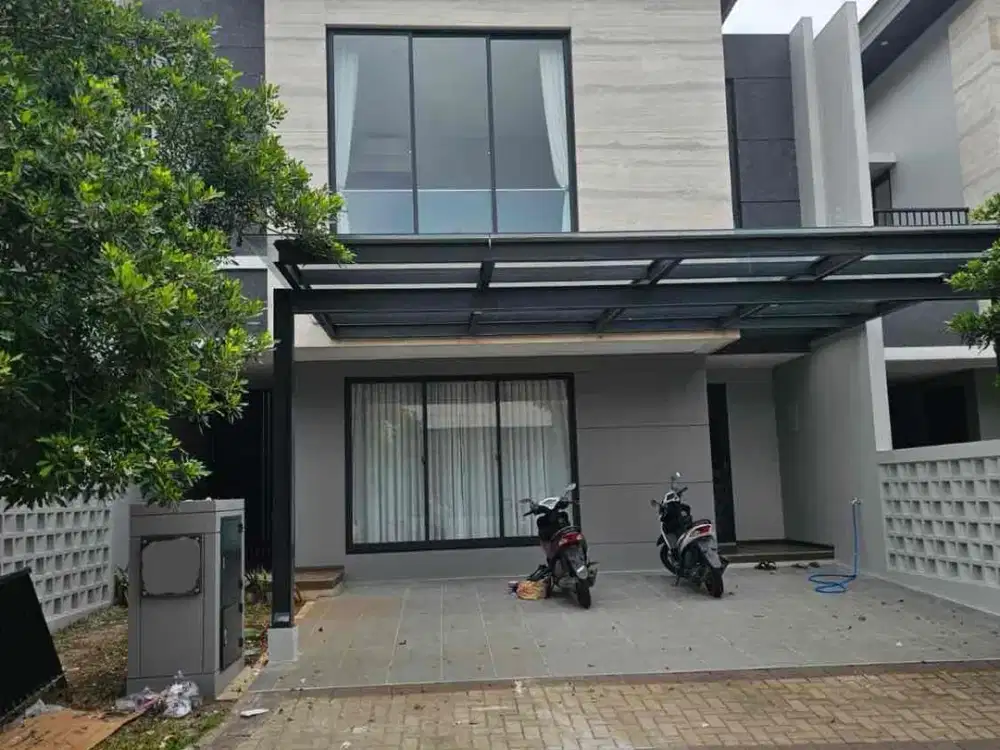 Rumah baru hoek di Discovery Alton bintaro jaya sek 9 Pondok aren Tangsel