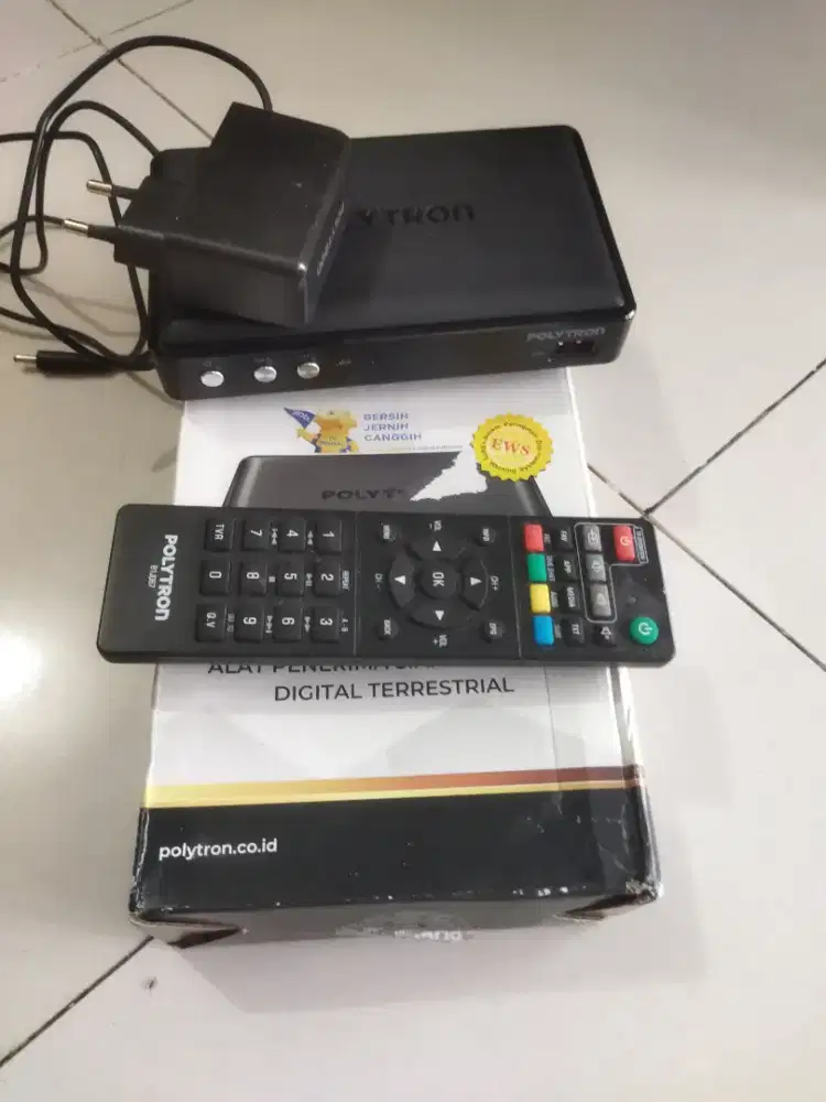 STB Polytron 600T2 untuk menangkap siaran digital