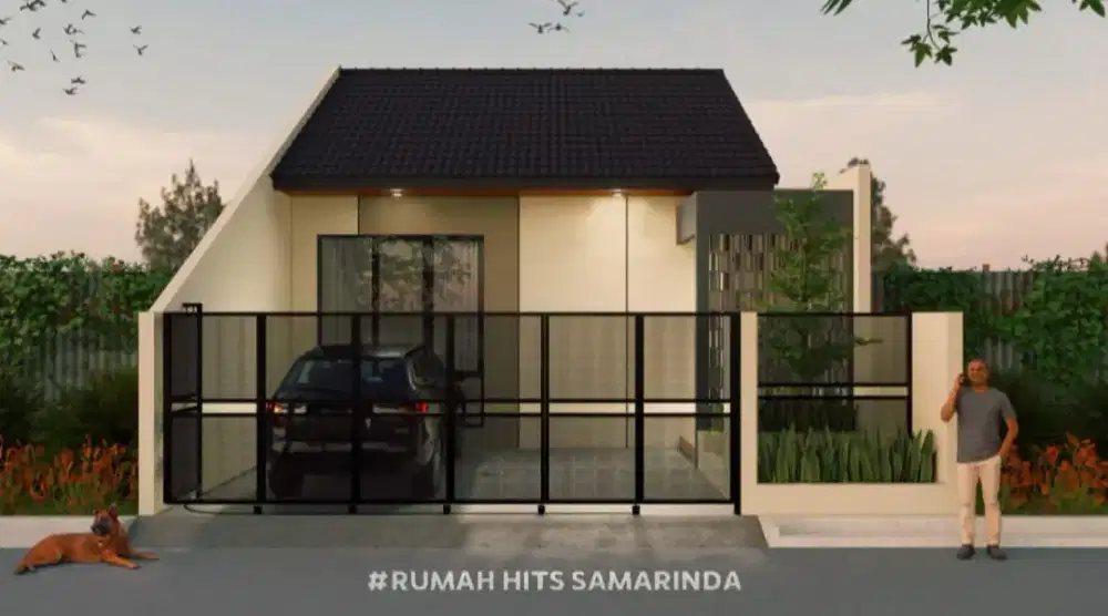 DIJUAL RUMAH PROGRES LOK AMAN TENANG PINGGIR JALAN COR