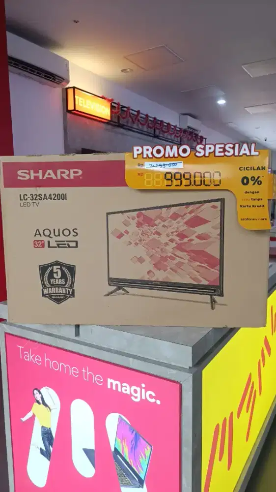 SHARP LED TV LC-32SA4200I GARANSI RESMI 5 TAHUN