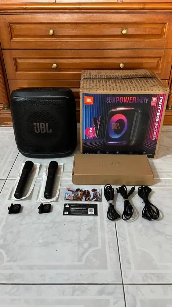 JBL PartyBox Encore 2 Fullset Original New