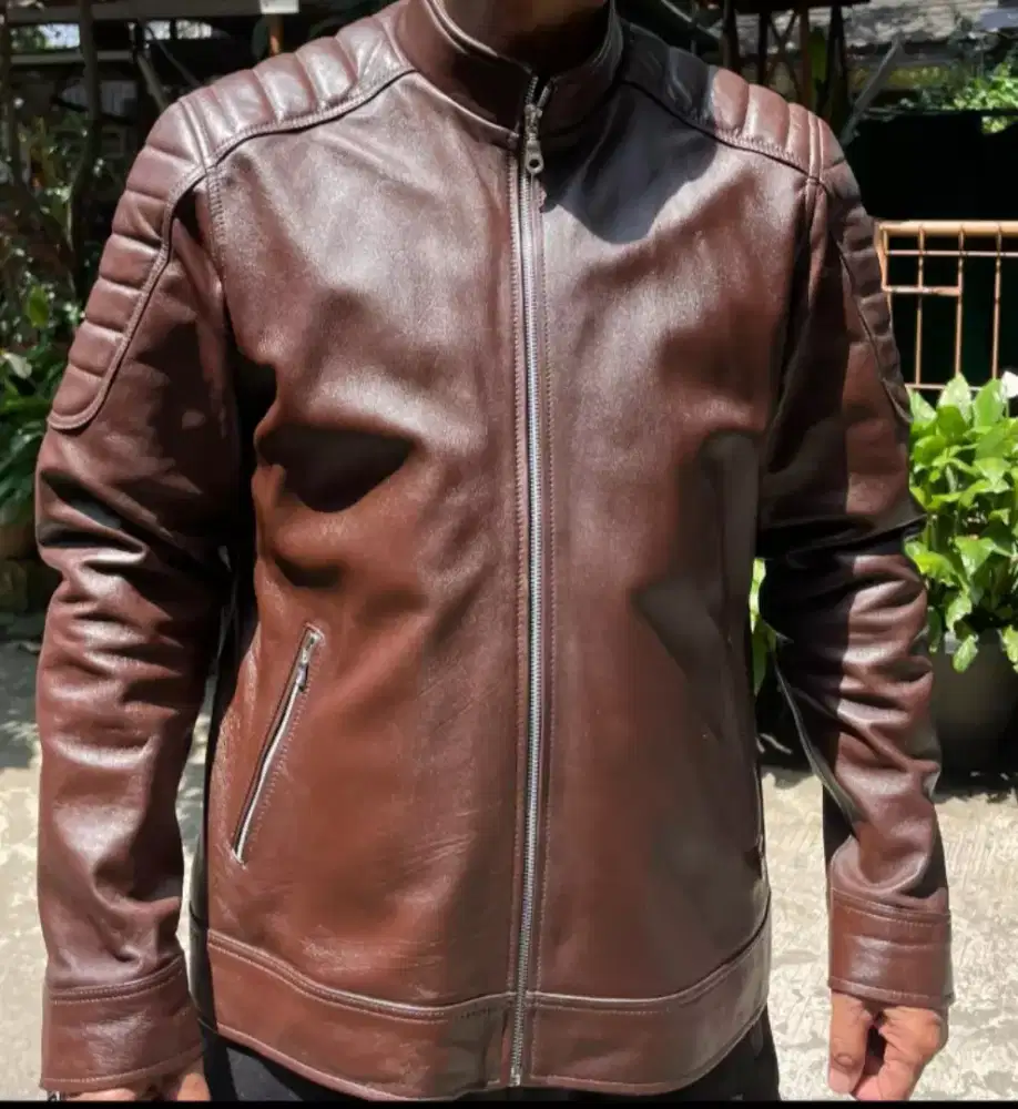 Jaket kulit domba asli Garut