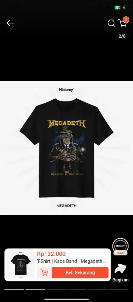 Kaus megadeth megadeth