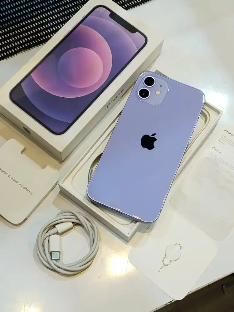 iPhone 12 128GB Purple iBox RESMI INDONESIA
