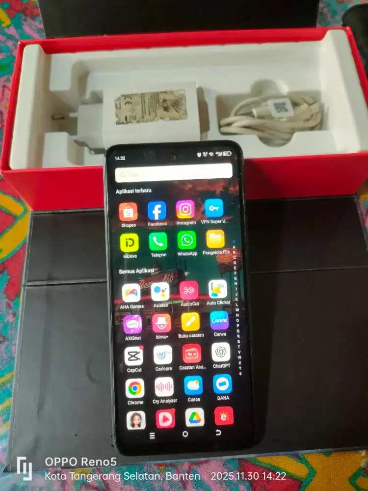 Itel RS4 ram 12/256 fullset ori 

termurah