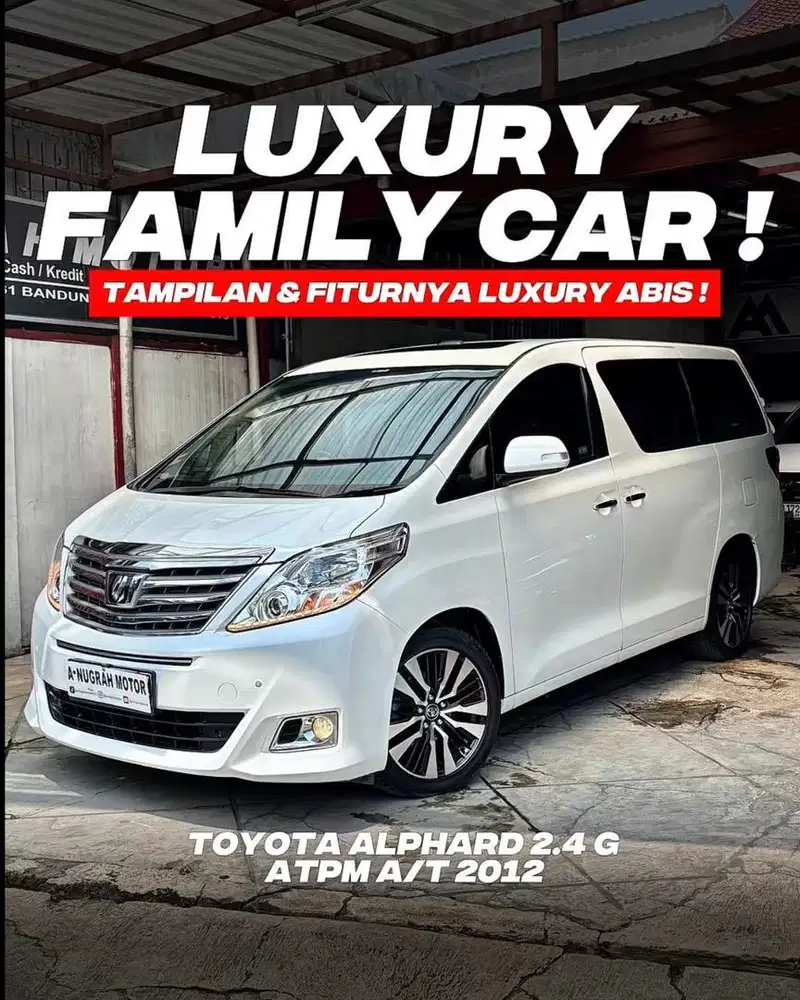 KILOMETER CUMA 70 RIBU !! Toyota ALPHARD G ATPM PILOT SEAT 2012 || ANM