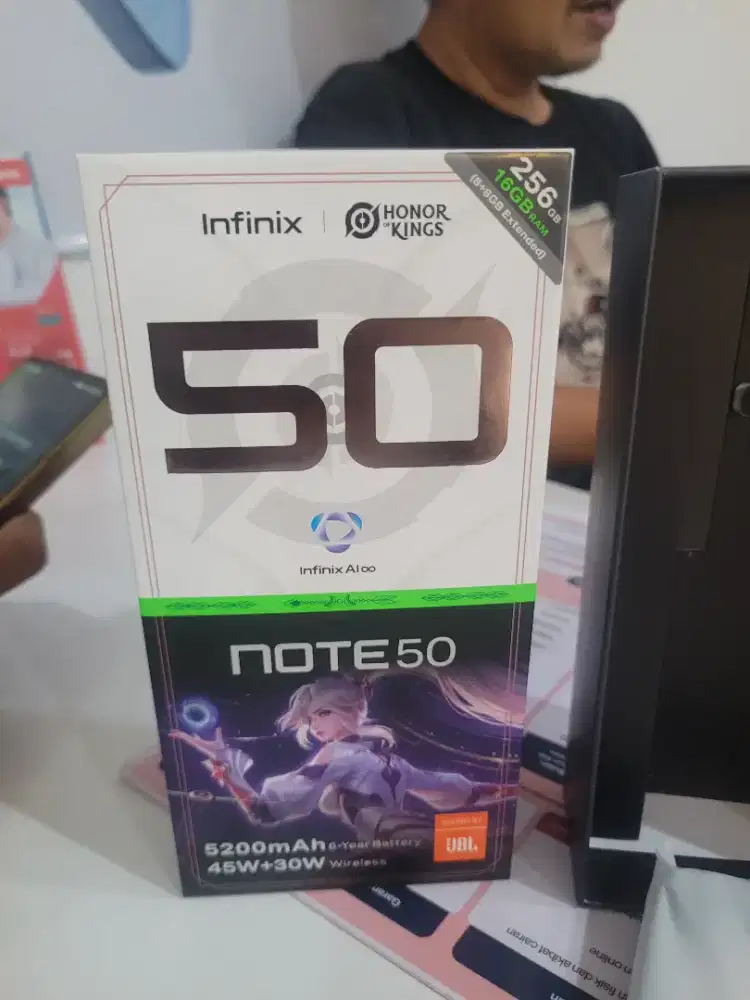 INFINIX NOTE 50 8/256 GARANSI 1 TAHUN ORGINAL