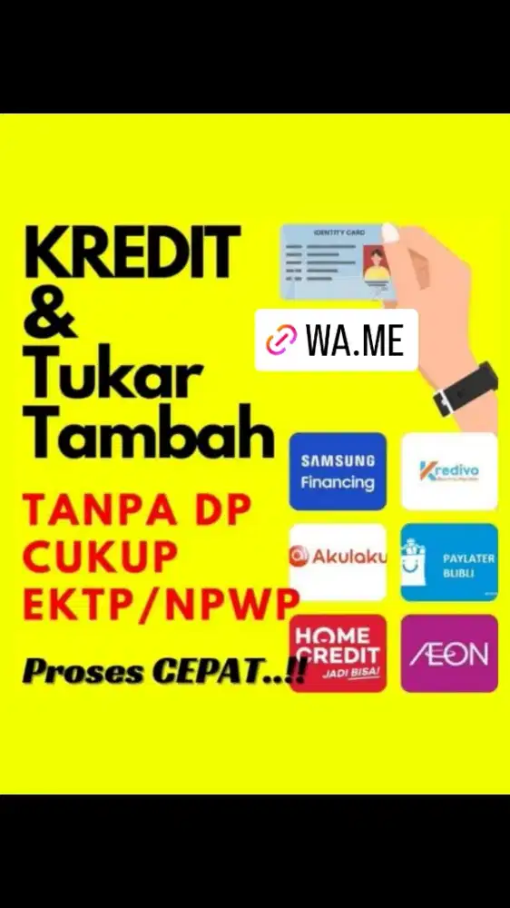 Cicilan mulai satu jutaan