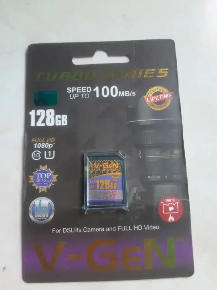 SDXC 128GB Vgen Class 10 FULL HD