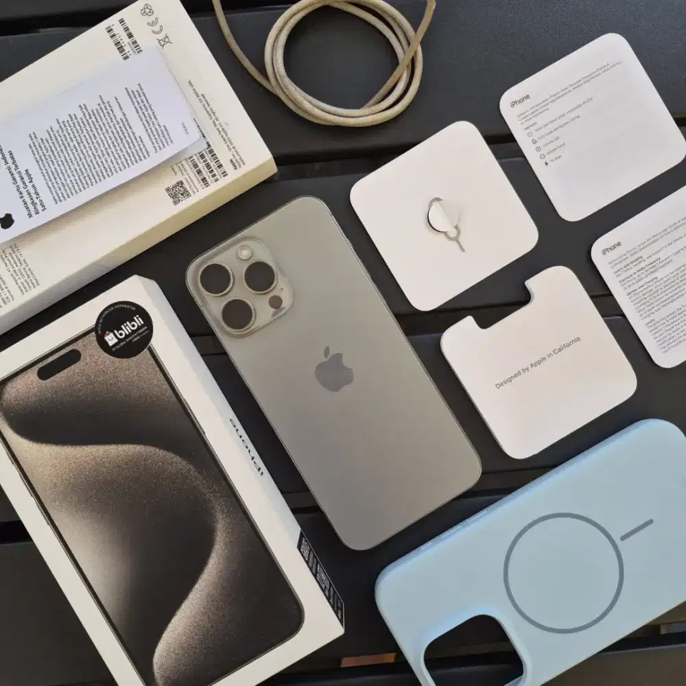 iPhone 15 Pro Max iBox - 256Gb | Bh 87% | Bekas | Second | 2nd