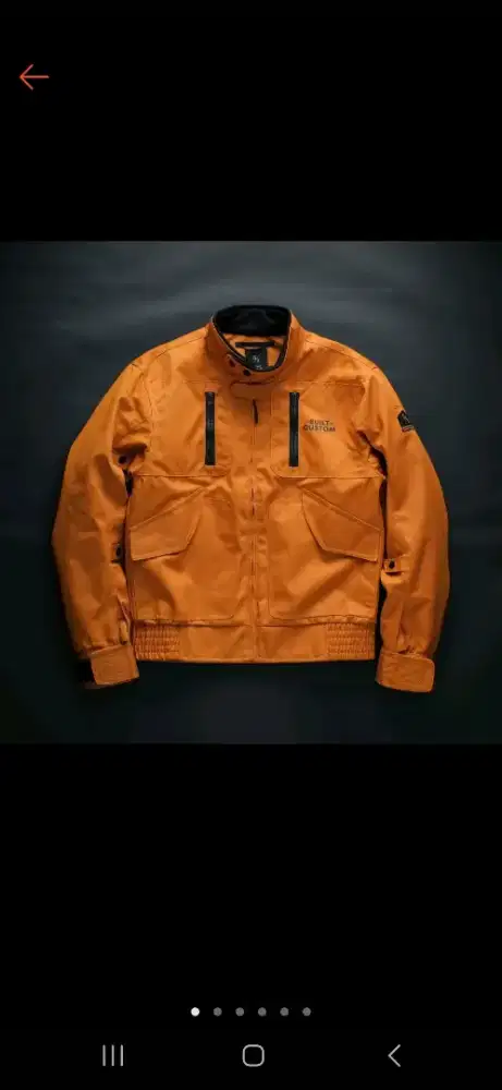 Jacket Motor Ride Orange yellow Special material