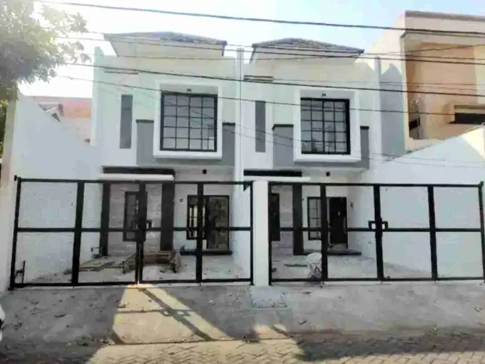 Murah‼️Rumah Baru Minimalis 2 Lantai Rungkut Asri Row 3 mobil