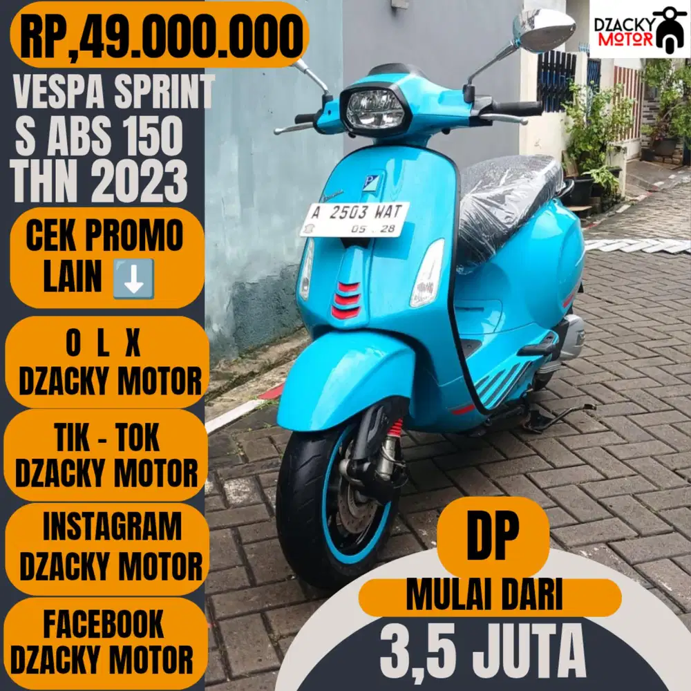 VESPA SPRINT S 150 I GET ABS 2023 SECOND LIKE NEW