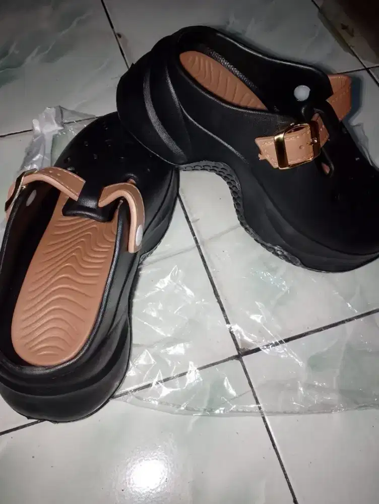 Sandal Crocss Dewasa - Sendal Baim Wedges Sendal Unisex