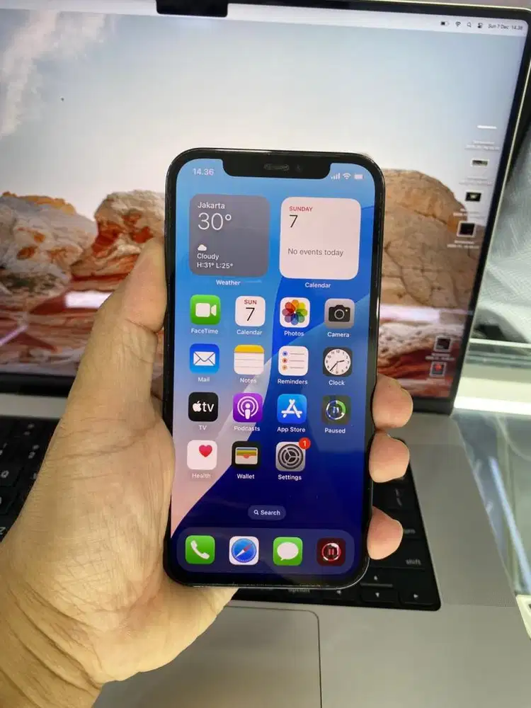 Second iPhone 12 Pro 256GB Blue inter Bea cukai