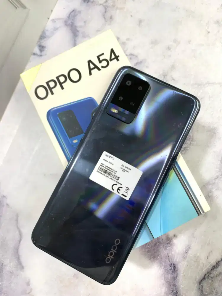 Oppo A54 6/128 black lengkap
