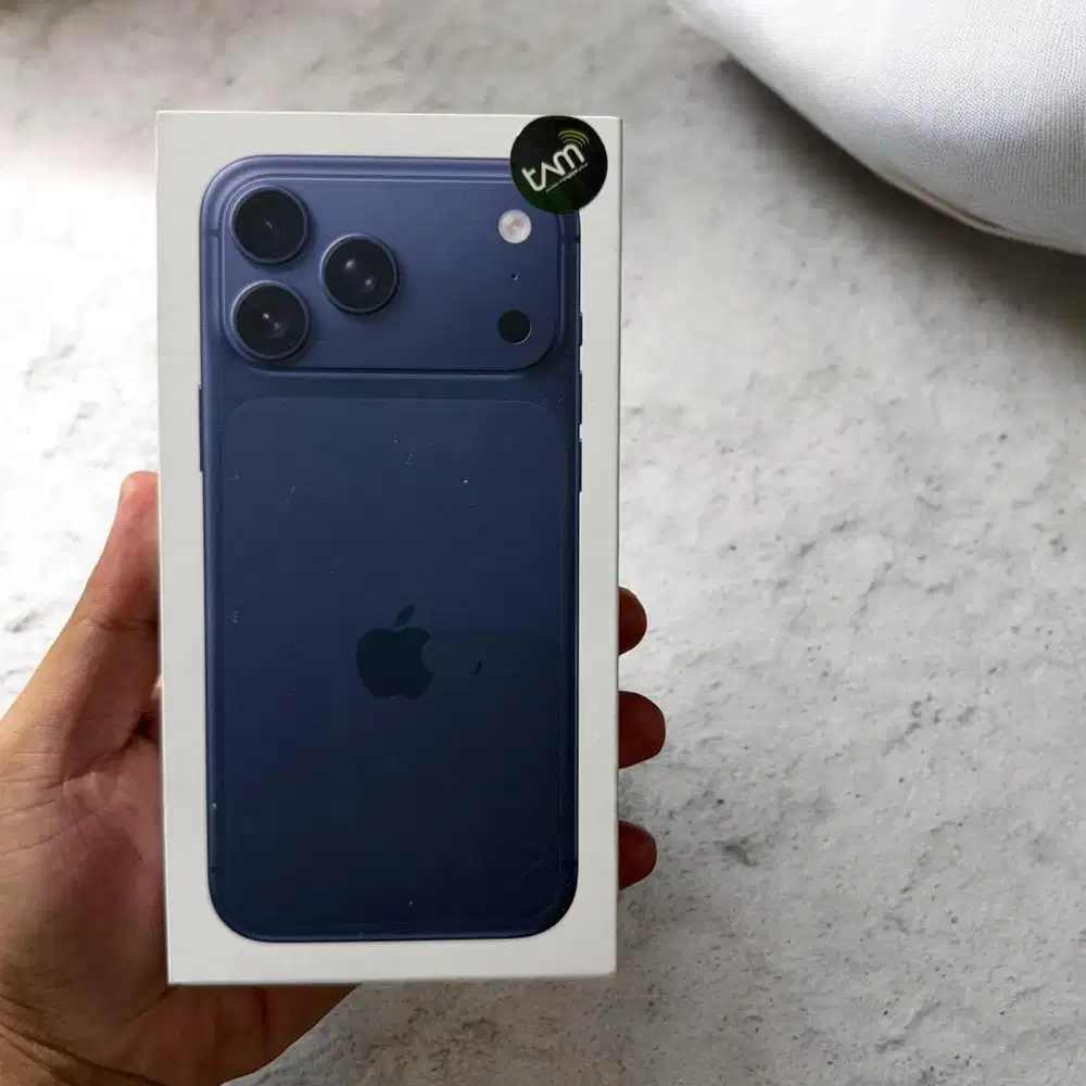 iPhone 17 Pro max 512GB deep Blue Segel Garansi resmi iBox