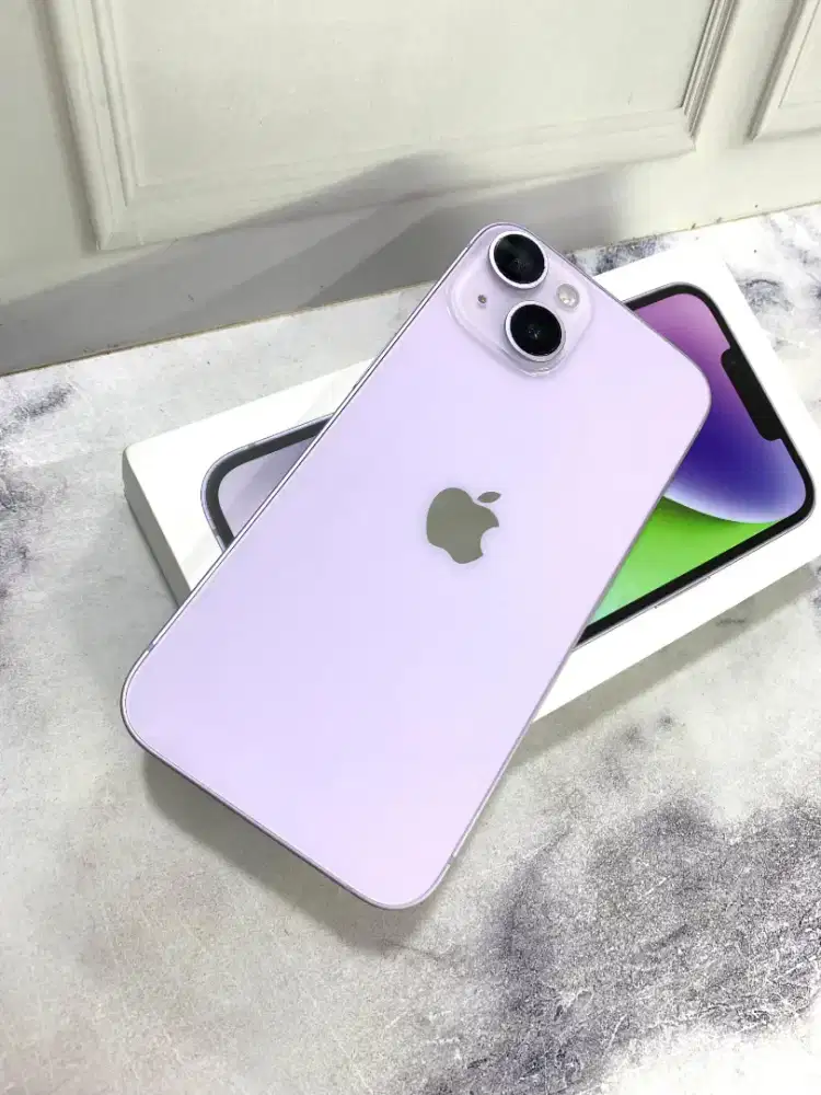 Iphone 14 128GB purple ibox lengkap