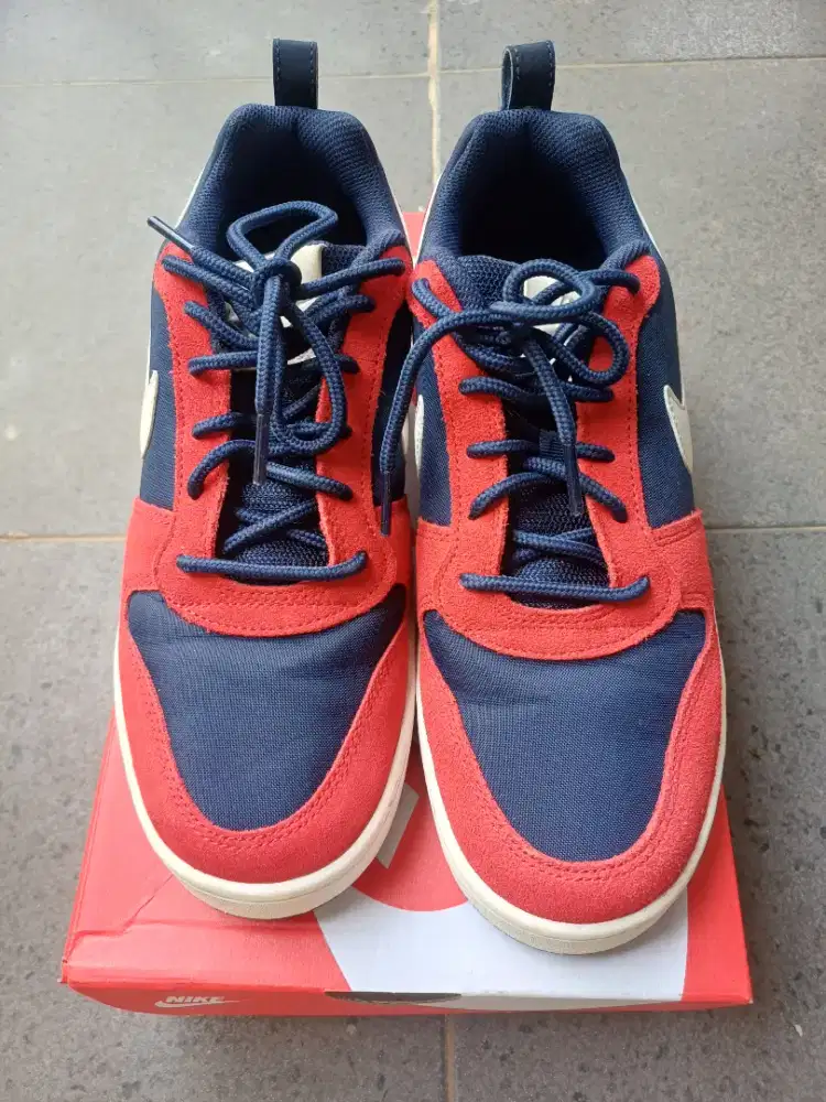 Sepatu Nike Court Borough Low Premium Midnight Navy Ukuran 41 Original