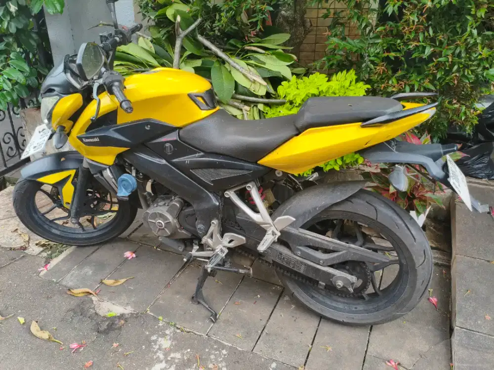 Bajaj Pulsar 200 NS - Warna Kuning Hitam