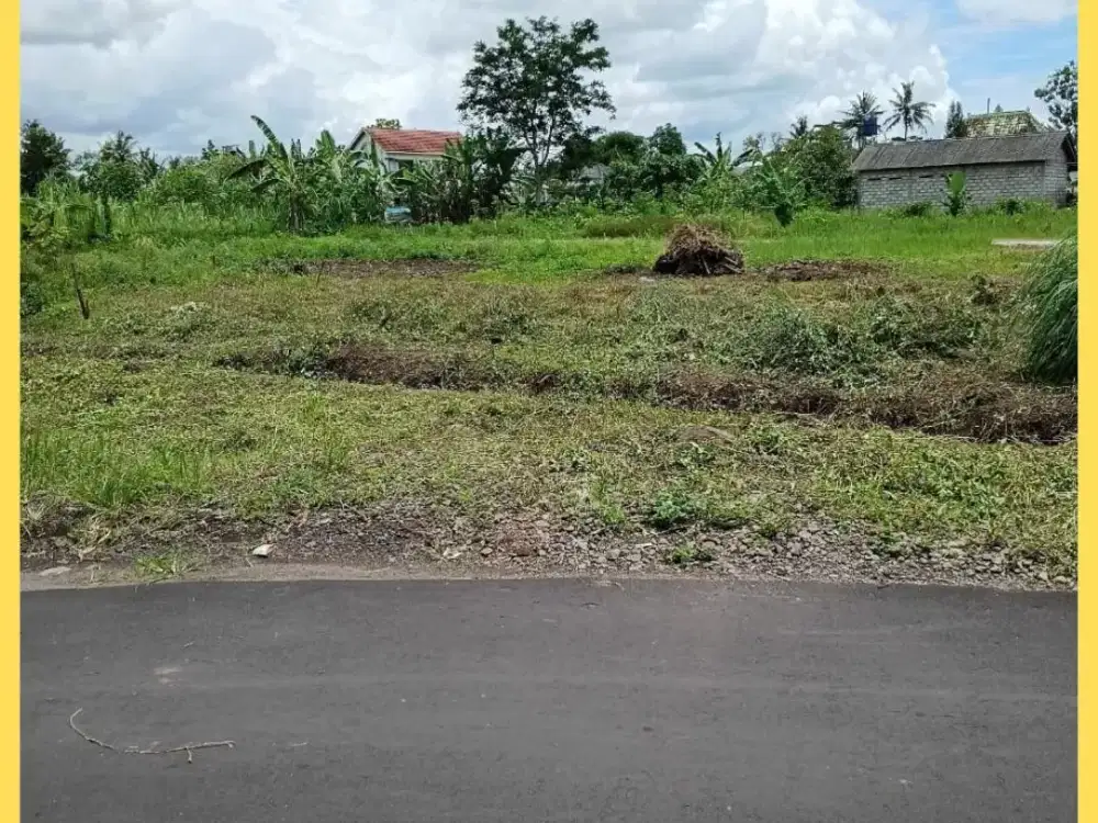 Tanah Kaliurang Jogja Mangku Jalan Aspal SHM Pekarangan
