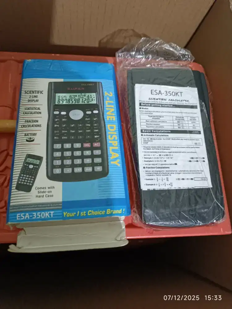 Kalkulator scientific ESA-350KT
