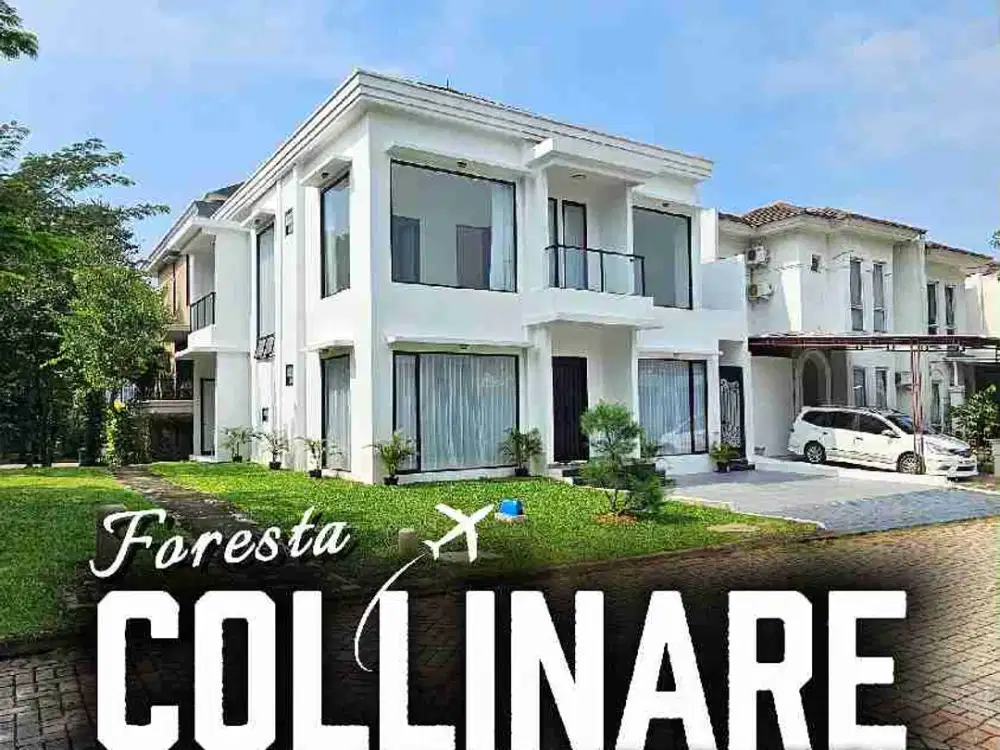 dijual rumah brand new hoek Semi furnish di foresta bsd