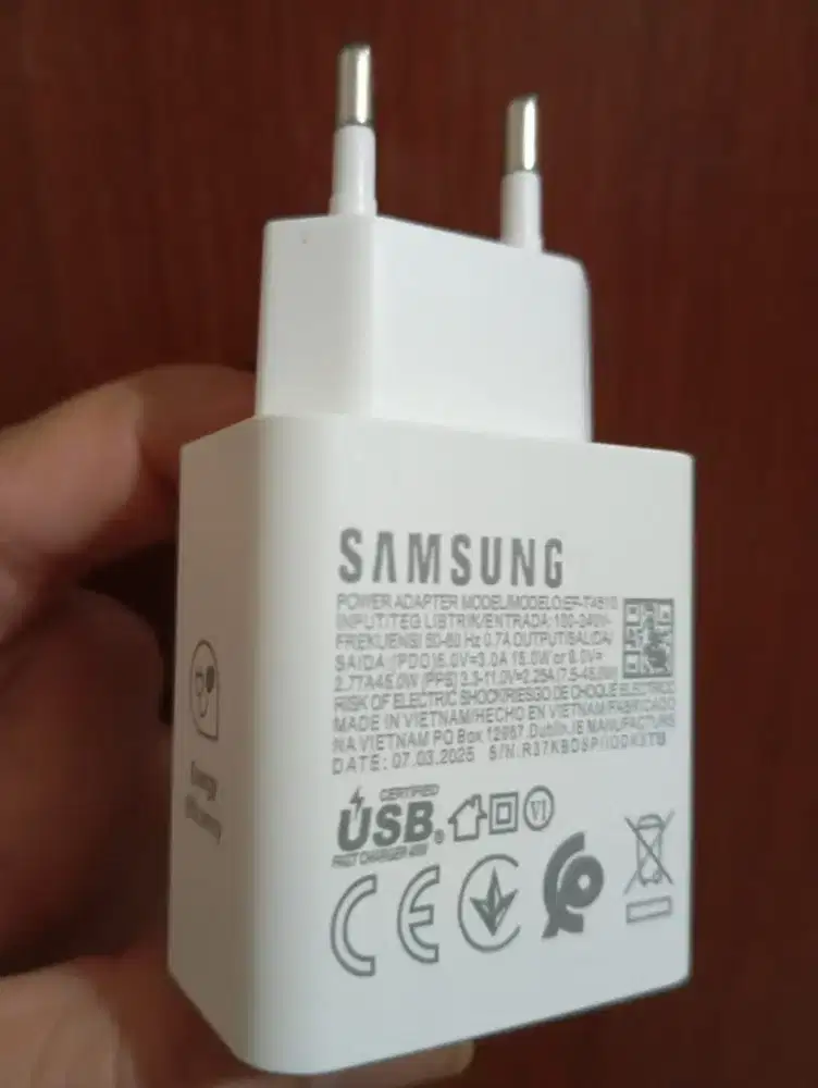 Charger samsung c to c 45 watt original 100%