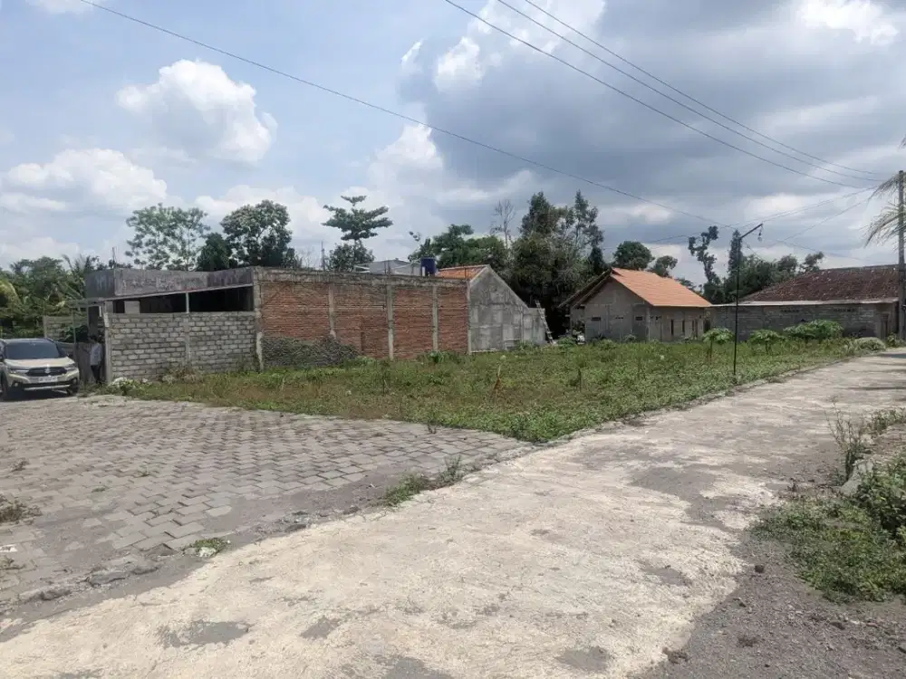 Tanah Jangkang SHM Pekarangan, Dekat Cokro Hinggil Resort Bimomartani