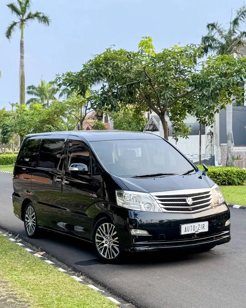 Toyota Alphard V Hitam 2007 Tdp Murmer Ori Menarik Bu Antik Simpanan