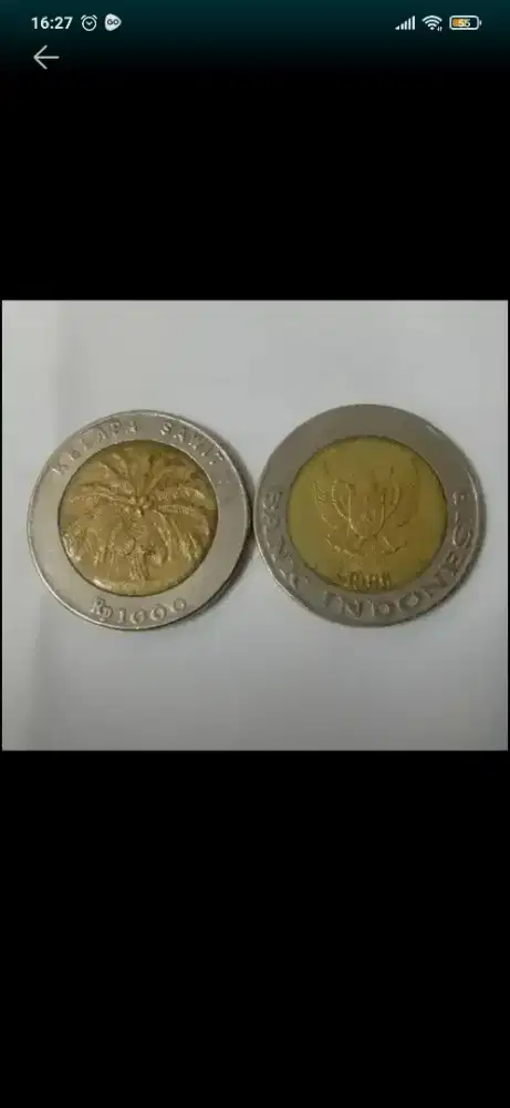 Uang koin 1000 sawit