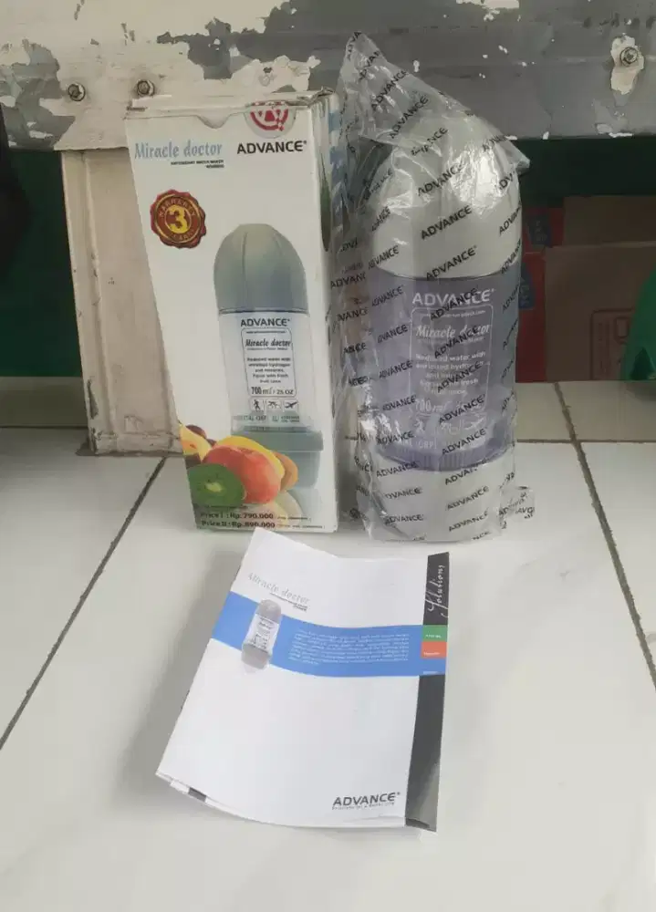 Advance Miracle Doktor Antioxidant Water Maker.