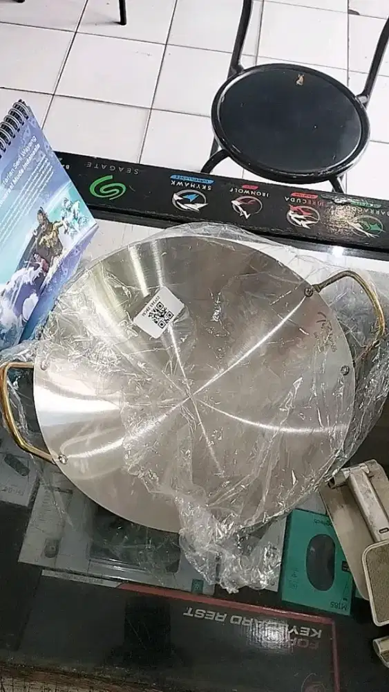 Panci wajan penggorengan stenlis tebal