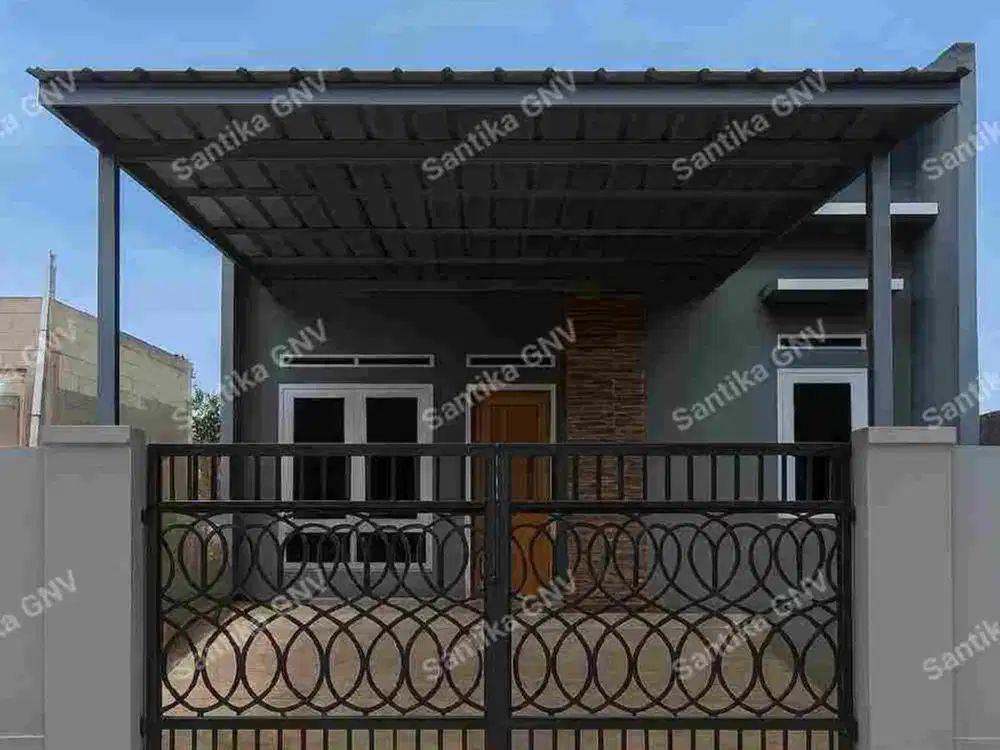 Dijual Rumah Modern 150 meter ke jalan utama provinsi 5 menit Akses stasiun Daru