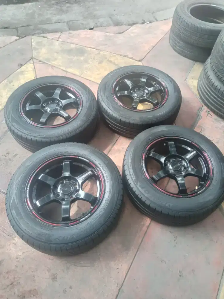 Ring 14 TE37 ultra cocok buat Ayla,Sigra,Brio,Datsun,lenzer dll