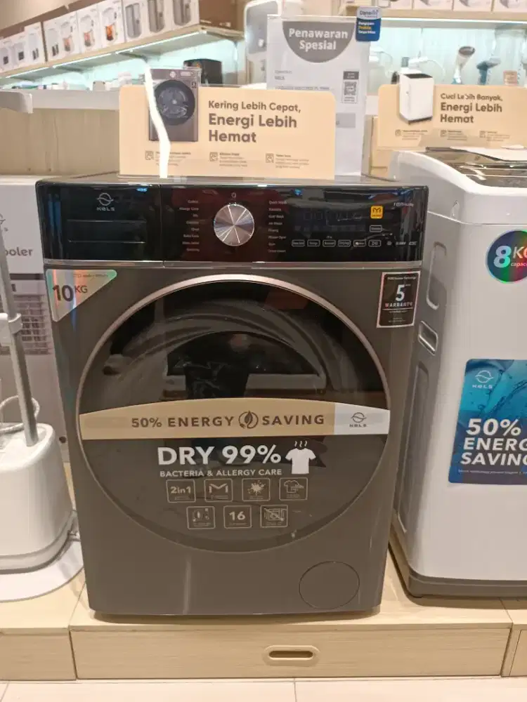 Bunga Cicilan 0% WASHING MACHINE FL 10KG KELS