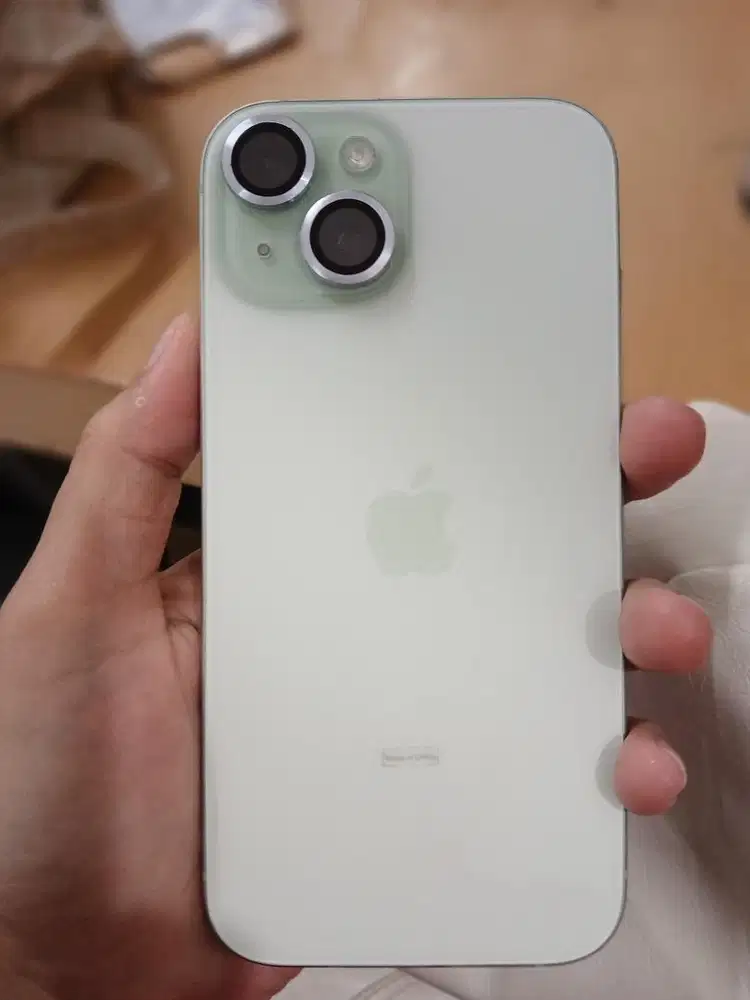 Jual ip 15 green seperti baru