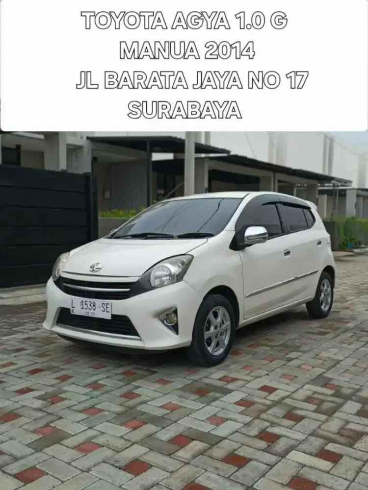 TOYOTA AGYA 1.0 G MANUAL 2014