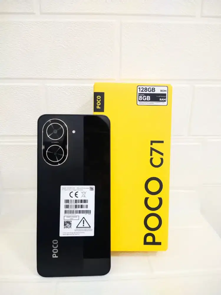 Xiaomi poco C71 4/128 grs resmi 14hr pakai like new /nett nego skip