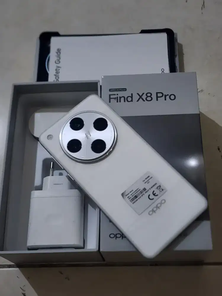 Oppo Find X8 Pro 5G 16/512Gb  warna Putih, kondisi 99,9% Sempurna