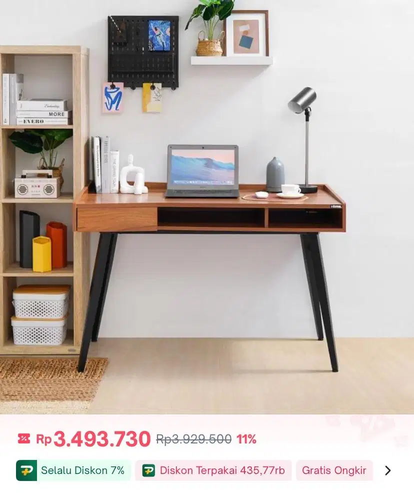 Meja Office Belajar Informa Like New